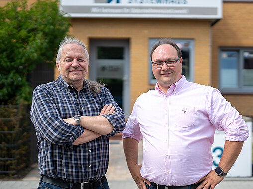 beide Chefs Kamera ITCE Systemhaus